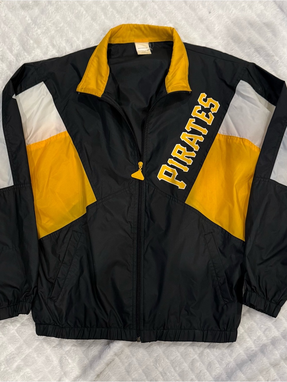 Pirates Black and Gold, Vintage Windbreaker Jacket
